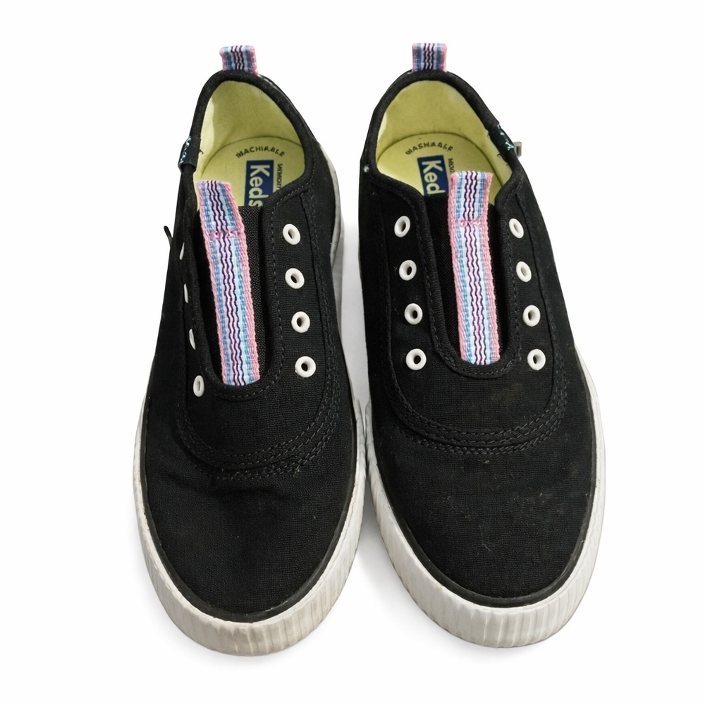 Keds Topkick Washable Slip-On Sneaker Black/ Rainbow. Big Kid size 6- 7.5 Women